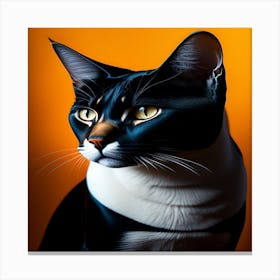 Cat Portrait Canvas Print