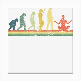 Meditation Funny Buddha Lover Gift Canvas Print