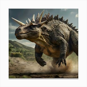 Triceratops Canvas Print