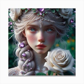 Fairytale Girl 4 Canvas Print