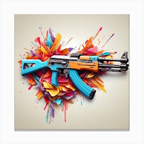 Ak-47 2 Canvas Print