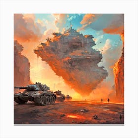 World Of Tanks 3 Canvas Print