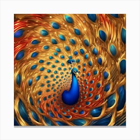 Peacock Canvas Print