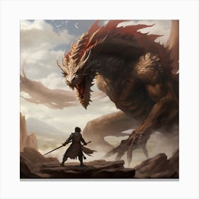 Dragon Slayer Canvas Print