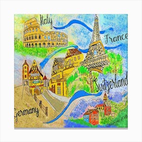 Travel Time Canvas Print