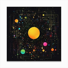 Abstract Space Canvas Print