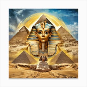 Egyptian Pyramids 6 Canvas Print