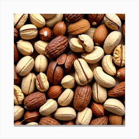 Nuts And Seeds 10 Canvas Print