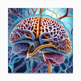 Human Brain 59 Canvas Print