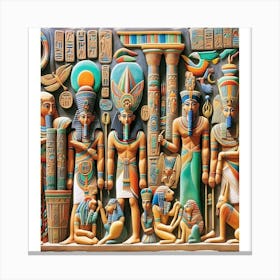 Egyptian Gods Canvas Print