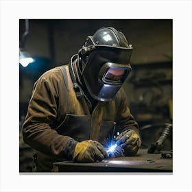 Welder Welding 1 Canvas Print