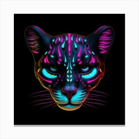 Neon Tiger 3 Leinwandbilder