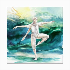 Maditating Pose Canvas Print