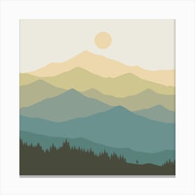 Mountain Landscape 1 Canvas Print