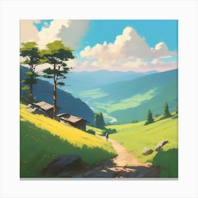 Landscape Painting 127 Canvas Print