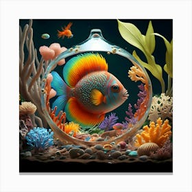 Fish In A Bowl Canvas Print