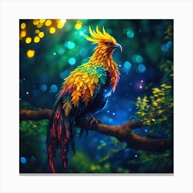 Colorful Bird Canvas Print