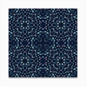 Abstract geometric symmetric mosaic pattern 3 Canvas Print