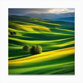 Green Hills 1 Canvas Print