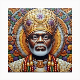King Of Nigeria Canvas Print