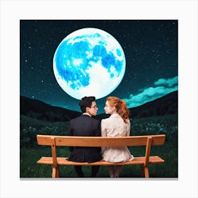 Moonlight Love 6 Canvas Print