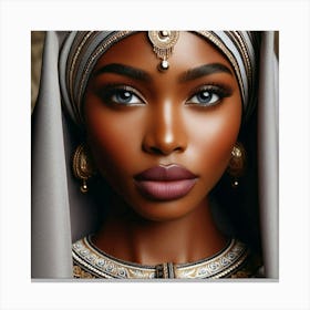 Beautiful African Woman 2 Canvas Print