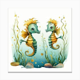 Seahorses 1 Toile