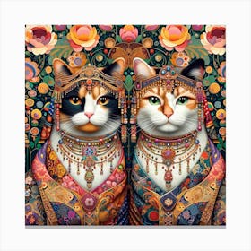 The Majestic Cats 5 Canvas Print