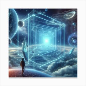 Futuristic Space 1 Canvas Print