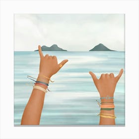 Shaka Sign Canvas Print