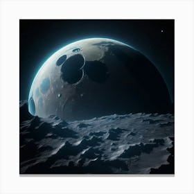 The Moon Canvas Print