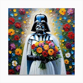 Darth Vader Bride Canvas Print