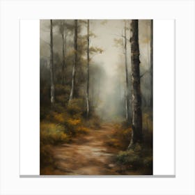 Path In The Woods 3 Canvas Print