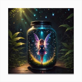 Fairy In A Jar Canvas Print