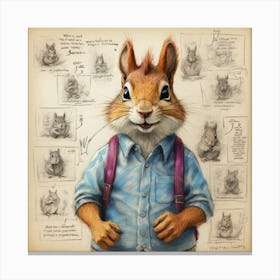 Chipmunk 5 Canvas Print