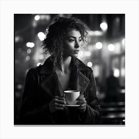 Black And White Photo 1 Canvas Print