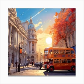 London Street Art Canvas Print