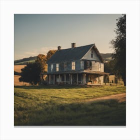 Old House In The Countryside 1 Canvas Print