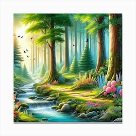 Fairytale Forest 4 Canvas Print