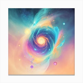 Galaxy Painting Canvas Print