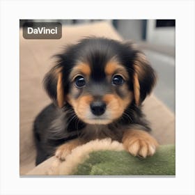 Davinci Puppy Canvas Print