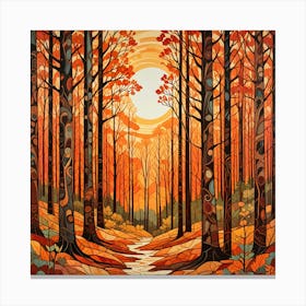 Autumn Forest 2 Canvas Print