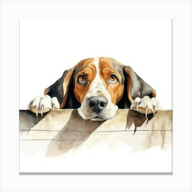 Treeing Walker Coonhound Dog 2 Canvas Print