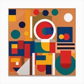 Abstract Geometric Painting Canvas Print