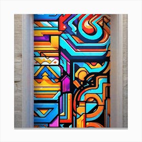 Door Art Canvas Print