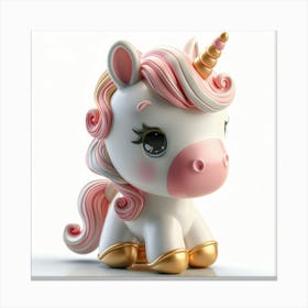 Unicorn Figurine 5 Canvas Print