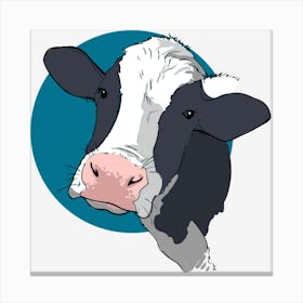 Cow Head Canvas Print