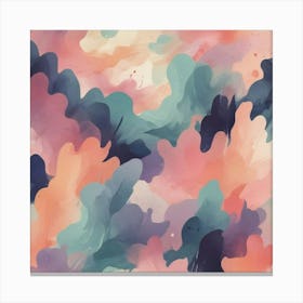 Abstract Watercolor Painting 32 Canvas Print