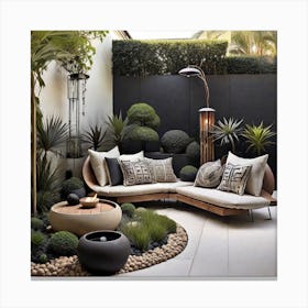 Outdoor Living Room Canvas Print