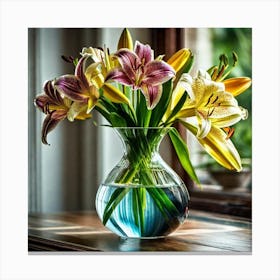 Lily Bouquet Canvas Print